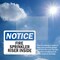 Signmission Fire Sprinkler Riser Inside OSHA Notice Sign, Plastic, 10in W x 7in L, 2PK OS-2PACK-NS-P-710-L-12677 - alternate 4